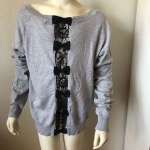 LC Lauren Conrad sweater with lace